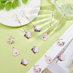 18 шт. 3 стиля подвески из сплава Eanaml в стиле Таро&nbsp;FIND-DC0006-60