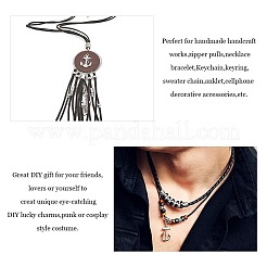 Тибетский серебряный якорь и шлемы для шлема&nbsp;TIBEP-PH0004-15AS