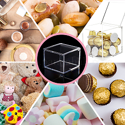 4 сетка прозрачные пластиковые подарочные коробки&nbsp;LS-CON-WH0087-68A