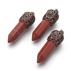 Подвески из натуральной красной яшмы&nbsp;G-I214-I05