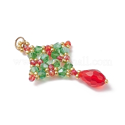 Рождественские стеклянные подвески PALLOY-MZ01051-01