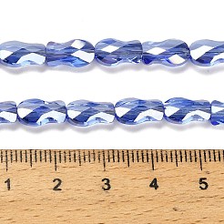 Стеклянные бусины с гальваническим покрытием &nbsp;EGLA-P066-01A-AB05