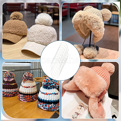 50шт акриловый держатель для помпона для шапки&nbsp;FIND-BC0005-56B