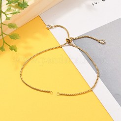 Регулируемый браслет из нержавеющей стали 304 с цепочкой-слайдером/браслеты-боло изготовление&nbsp;AJEW-JB00781-02