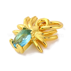 Стойки обшивки латунь микро проложить кубическую прелесть диоксида циркония KK-F881-02G-02