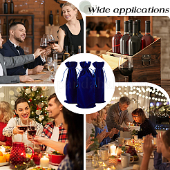 4 шт. бархатные мешочки для упаковки винных бутылок ABAG-BBC0001-13A