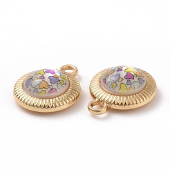 Подвески из непрозрачной смолы с принтом&nbsp;LS-FIND-E020-07G-01