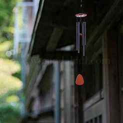 Алюминиевая трубка-музыка&nbsp;HJEW-WH0039-38C-03