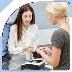 Демонстрация сережек из искусственной кожи и железа&nbsp;LS-EDIS-WH20002-07B