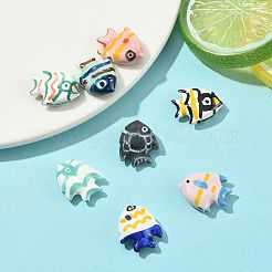 8шт 8 цвета фарфоровые бусины ручной работы&nbsp;PORC-FS0001-52