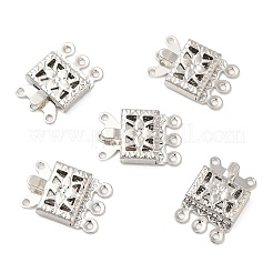 Застежки латунные коробки KK-XCP0001-70P