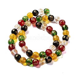 Прозрачная краска для запекания стеклянные бусины нити GLAA-G114-01B