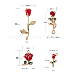 Подвески из сплава эмали 24шт 6 стиля ENAM-LS0001-67