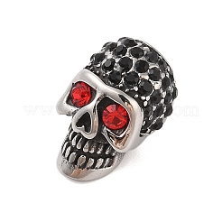 Бусины из нержавеющей стали 304 со стразами STAS-H446-90AS-02