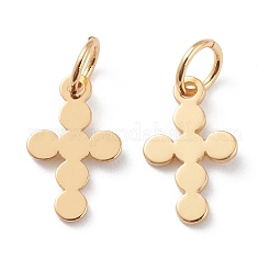 Латунные крошечные крестики&nbsp;LS-KK-A149-07G