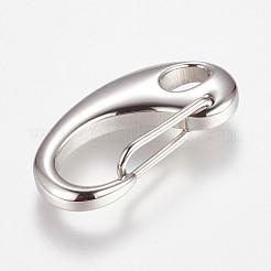 Фурнитура для брелока-застежки-кнопки из нержавеющей стали 304 STAS-K149-14P