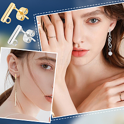 Фурнитура для сережек-гвоздиков из нержавеющей стали 304 STAS-LP0001-10