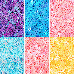 120 г двухцветных пластиковых пайеток&nbsp;PVC-TA0001-05A