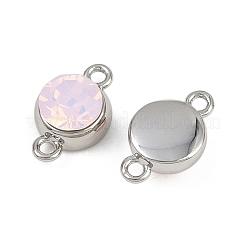 Шармы-соединители из латуни с паве из кубического циркония&nbsp;KK-H078-06P-03