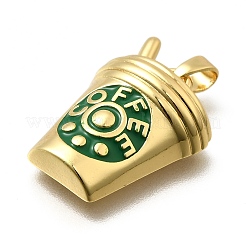 Латунь эмаль подвески&nbsp;X-KK-Z093-10G