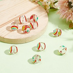 12 шт. Прозрачные стеклянные бусины GGLA-PH0001-59