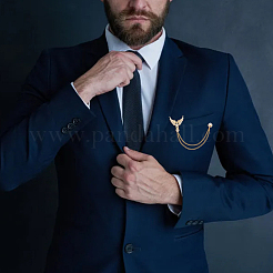 6 шт. 6 броши-булавки со стразами в виде льва JEWB-WR0001-01