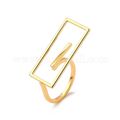 Латунь манжеты кольца&nbsp;LS-RJEW-Z097-04G