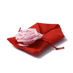 Полиэстер рами смешанная пряжа ювелирные изделия шнурок подарочные пакеты&nbsp;ABAG-TAC0006-05B