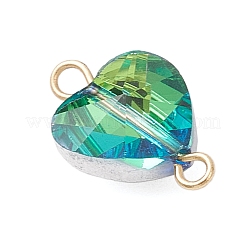 Прозрачное стекло сердце звенья соединительные подвески&nbsp;PALLOY-JF04196