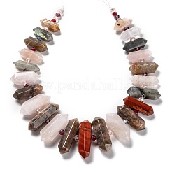 Натуральный розовый кварц и кристаллы кварца G-H247-06B