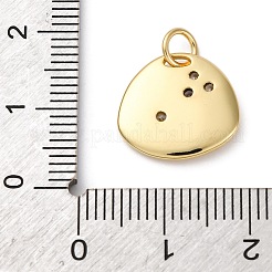 Латунные микро проложить кубического циркония подвески&nbsp;KK-P308-56G