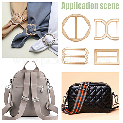 16 шт. 4 пряжки для крепления сумки из цинкового сплава FIND-WR0008-40