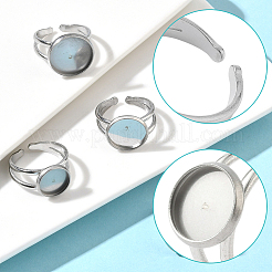 6 шт. 3 стиля манжетных колец из нержавеющей стали 304&nbsp;STAS-BBC0008-14P