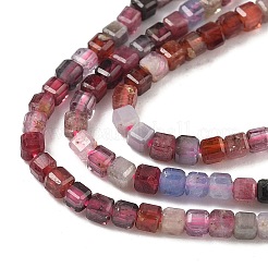 Нити бусин из натуральной цветной шпинели G-RM250101-K32