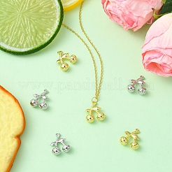 6шт 2 цвета латунные подвески KK-CJ0003-12