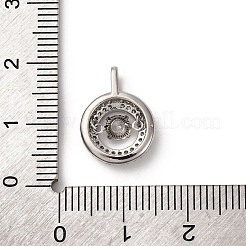 Латунные микро проложить кубического циркония подвески&nbsp;KK-Q070-01D-P