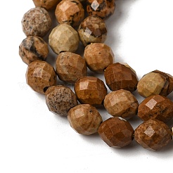 Естественного изображения яшмы бисер нитей&nbsp;G-K376-F10-01