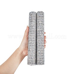 Блестящая смола исправления горный хрусталь (клей-расплав на спине) DIY-GL0001-02