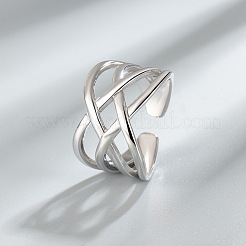 925 регулируемое кольцо-манжета из стерлингового серебра FS-WGFC58C-01