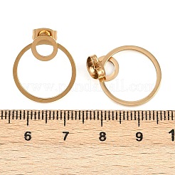 Серьги-гвоздики из нержавеющей стали 304&nbsp;EJEW-I320-12G