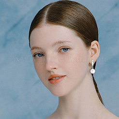 16 шт. 4 стиля 201 нержавеющая сталь серьги-кольца Huggie Hoop фурнитура&nbsp;STAS-BBC0008-37S