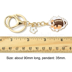 Брелок из эмалевого сплава KEYC-FS00025-3