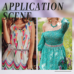 Лента с кисточками из железа и смолы OCOR-WH0105-071