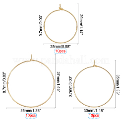 Латунные кольца для винных бокалов KK-PH0001-43G-NF