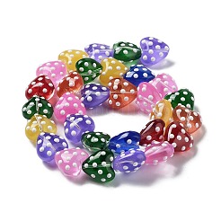 Прозрачные стеклянные бусины GLAA-P057-C08