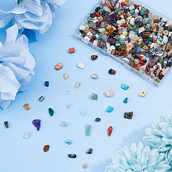 2 нити натуральных и синтетических смешанных бусин из драгоценных камней G-DC0001-56