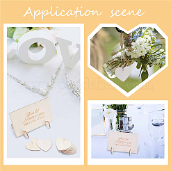 1 комплект деревянных гостевых книг для свадьбы AJEW-CP0005-17