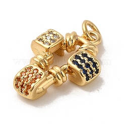 Стойки обшивки латунь микро проложить Циркон подвеску KK-K377-43G