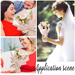 1 набор букетов из искусственных цветов из полиэстера&nbsp;AJEW-SC0031-25A