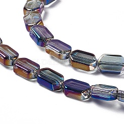 Стеклянные бусины с гальваническим покрытием &nbsp;EGLA-L042-HP01